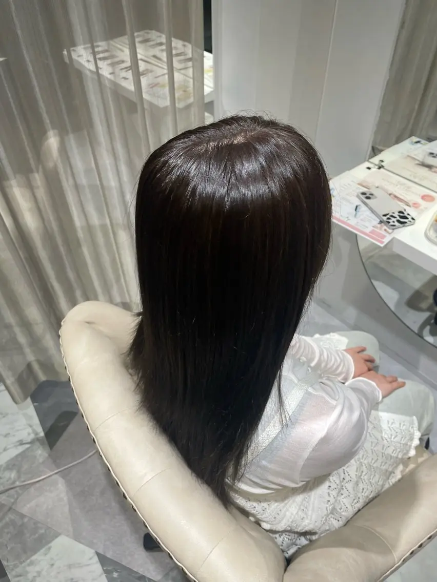 ロング カラー ブラウンカラー ショコラブラウン 透明感カラー ヘアカラー 向 康希のヘアスタイル