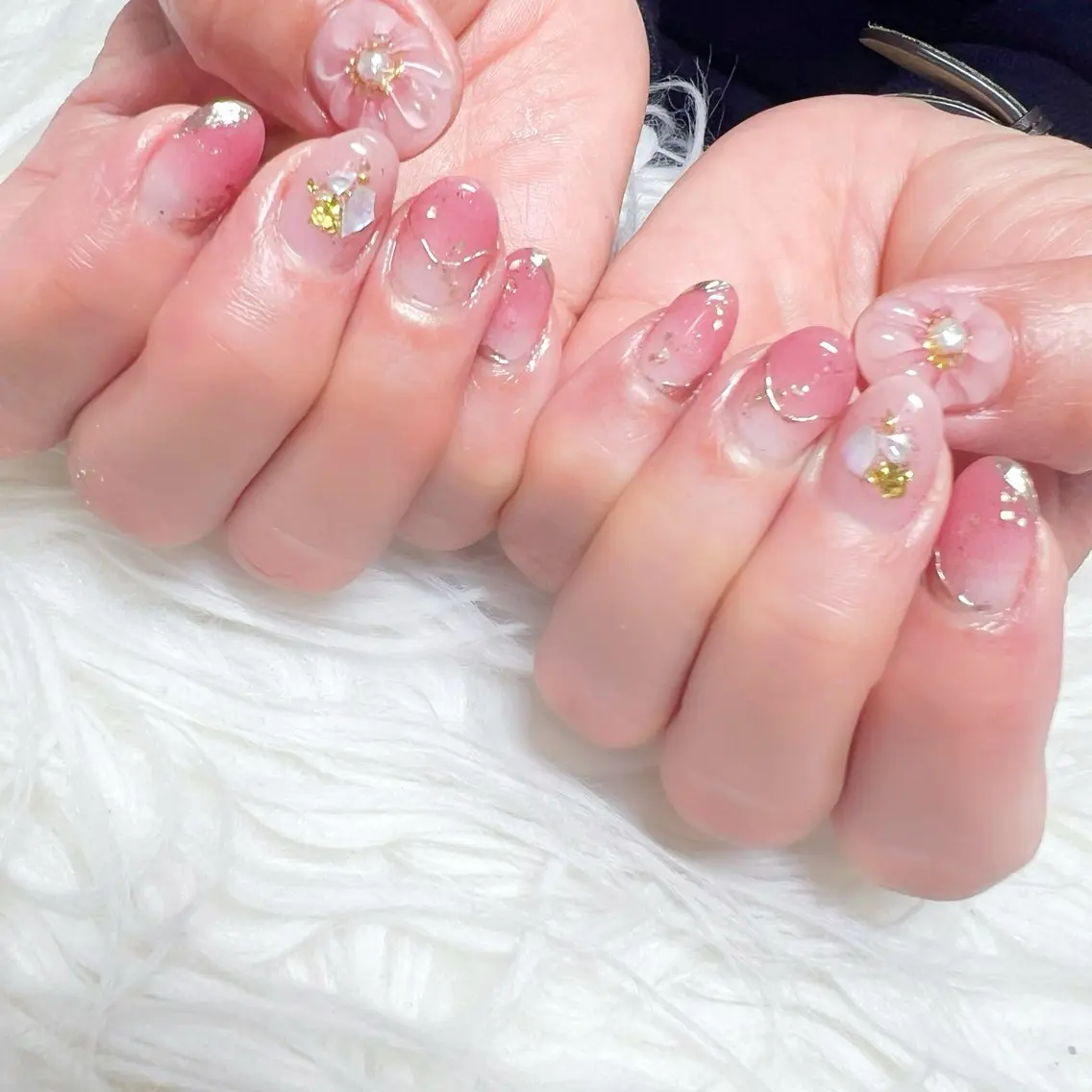 カラーグラデーションの写真