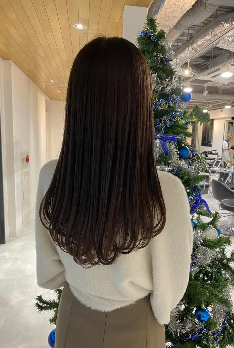 カット+透明感カラー+最高級髪質改善トリートメント✨¥17800⇨¥8800の写真