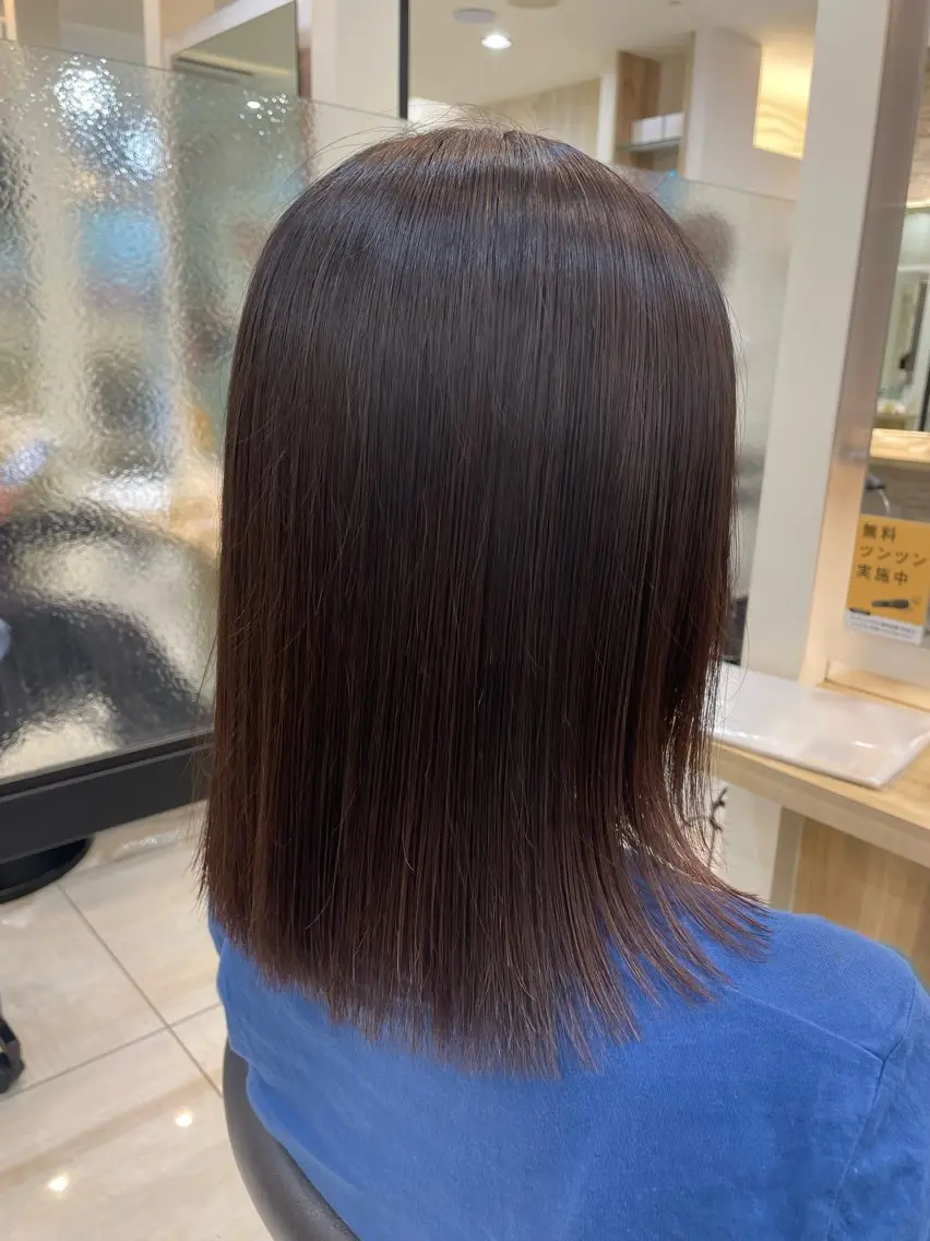 ミディアム 縮毛矯正 縮毛矯正 田野倉NEXT店 美髪ニストのヘアスタイル