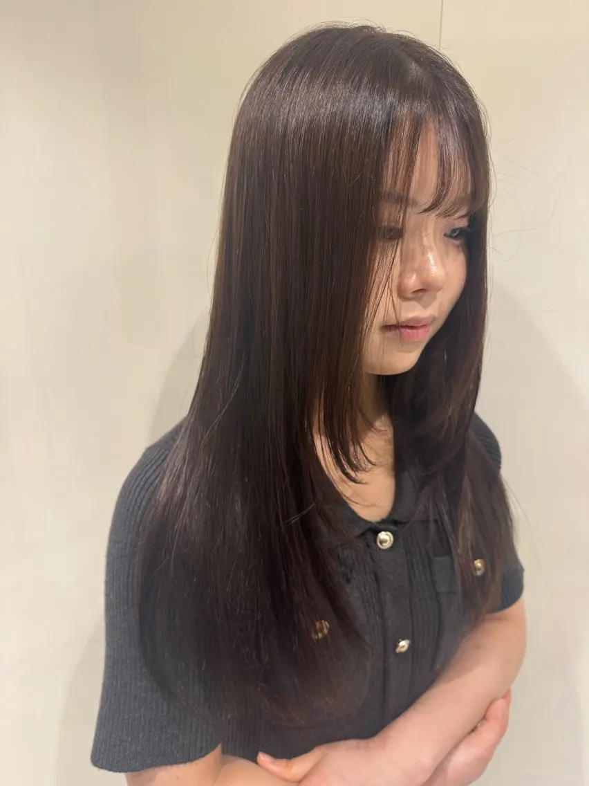 ロング 佐々木 悠安のヘアスタイル
