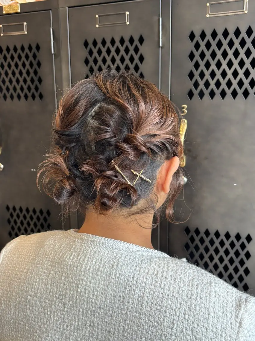 ショート ヘアアレンジ ボブ 豊橋ブリーチ/似合わ せカット/SHIHOのヘアスタイル