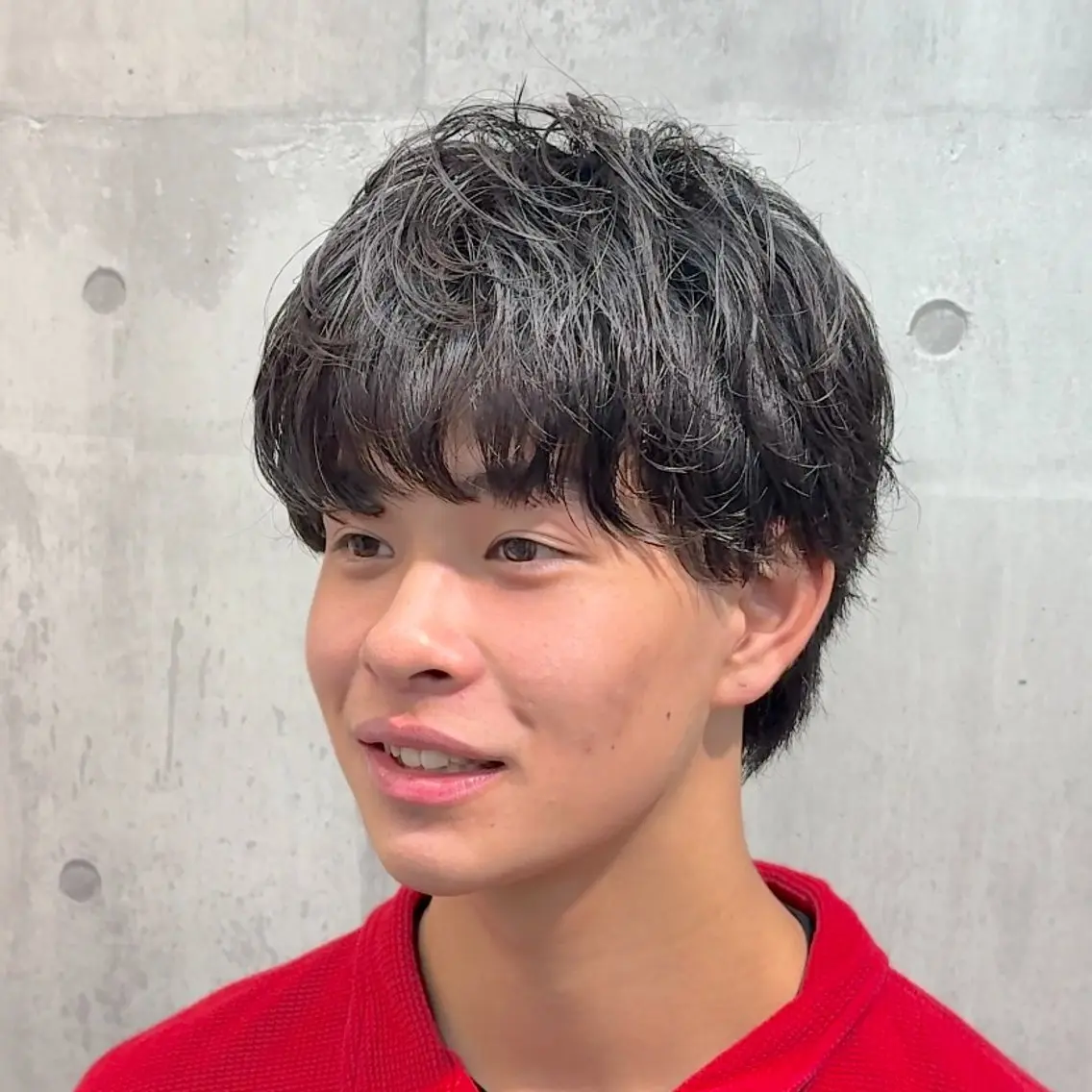 ショート パーマ ヘアアレンジ メンズ MENIN メンズ サロン 望月 涼太のヘアスタイル