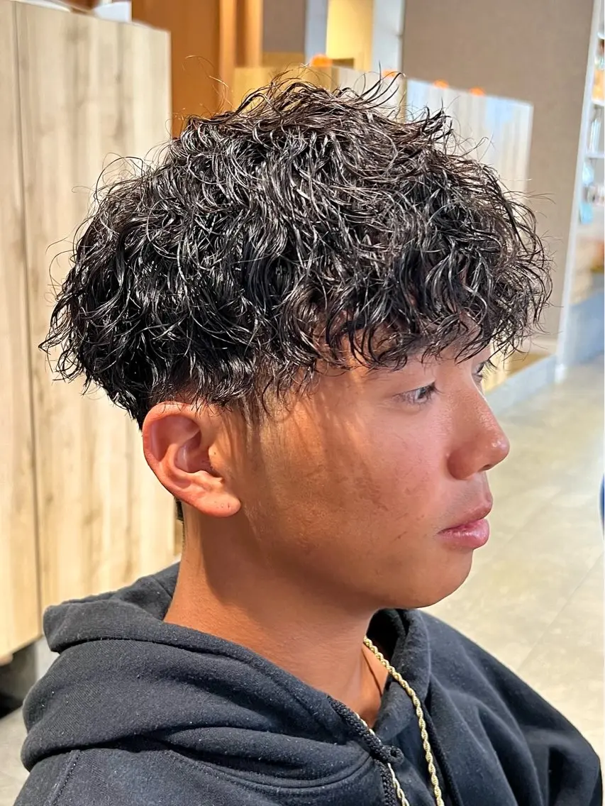 ショート パーマ メンズ メンズパーマ職人 加藤 弘貴のヘアスタイル
