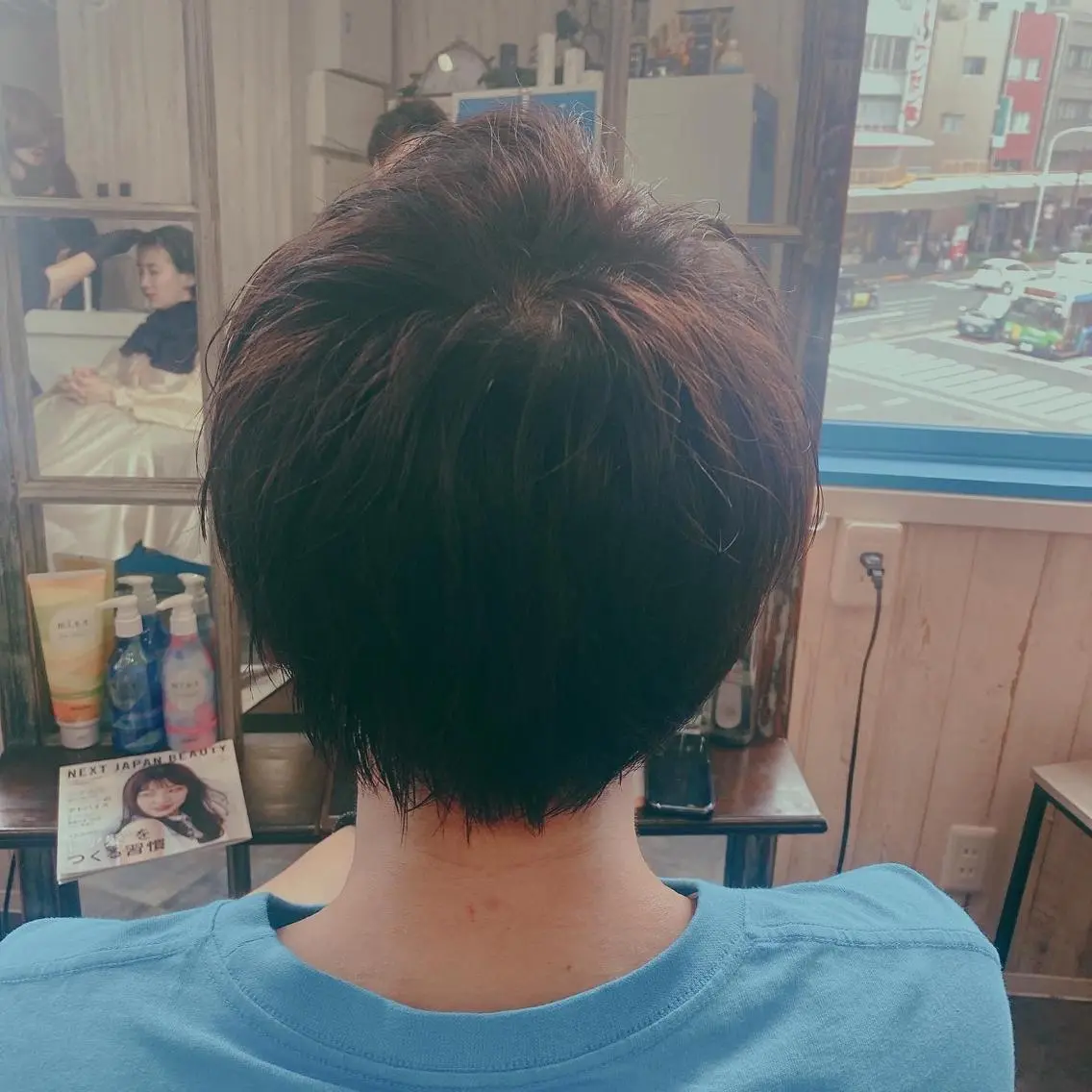 ショート くせ毛多毛特化 高橋　淳のヘアスタイル