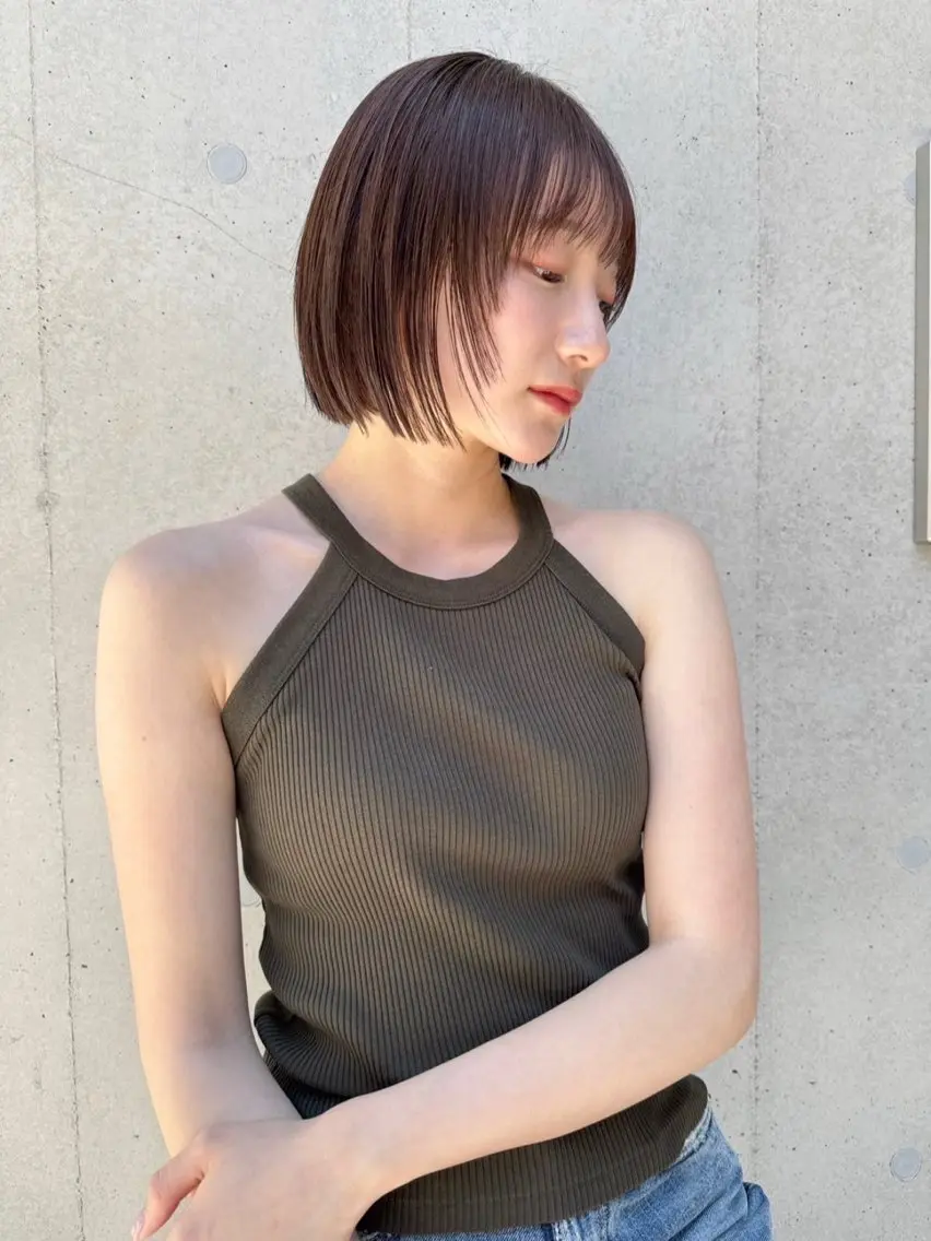 ショート カラー カット ヘアカラー トリートメント 嶋佐 昌大 シマサマオのヘアスタイル