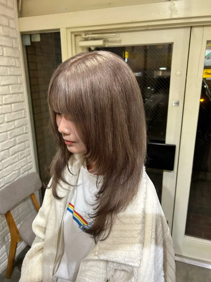 レイヤーカットの写真