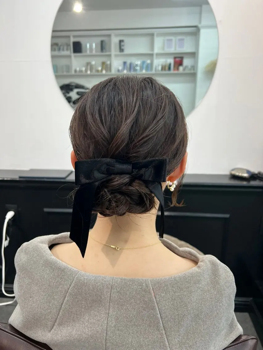 ヘアアレンジ ヘアセット 横浜/ブリーチ/ ダブルカラー/RINのヘアスタイル
