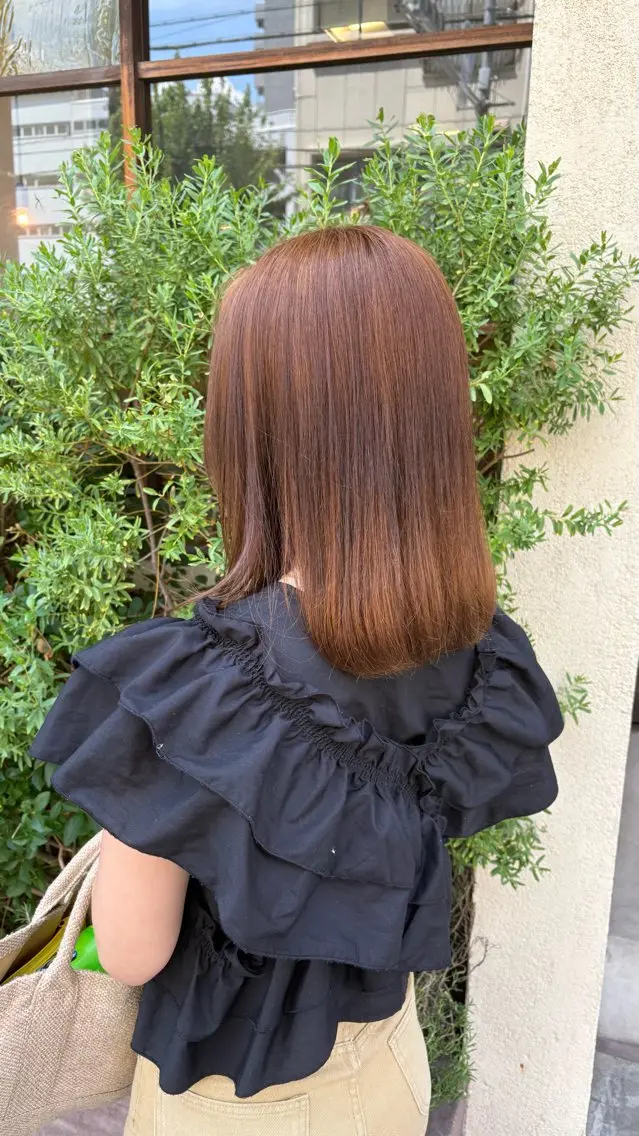 ミディアム イノウエ アイ☁️ KNACK東三国のヘアスタイル