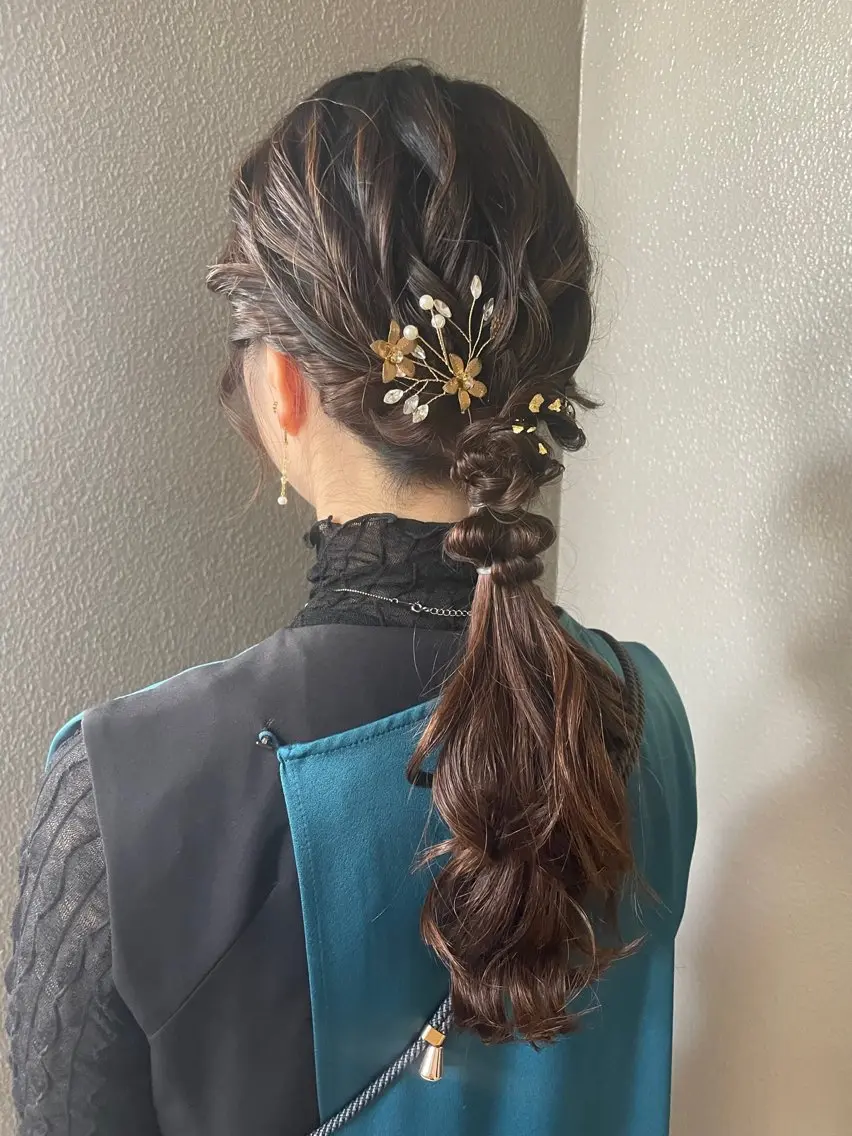 ヘアセット（結婚式お呼ばれ、ブライダル撮影用ヘア、ライブ、イベント等）の写真