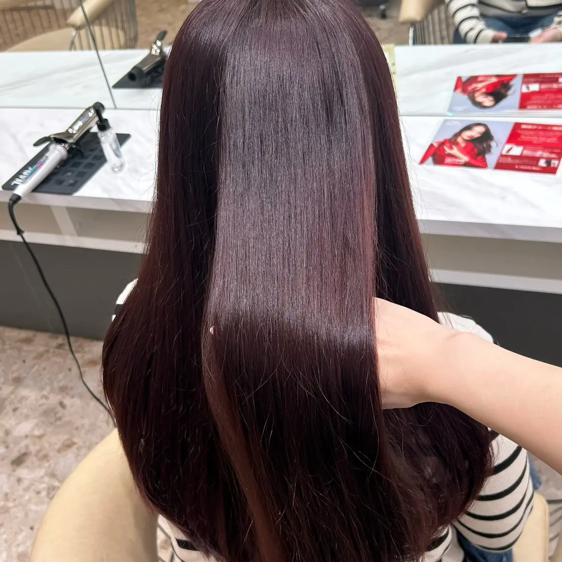 ロング カラー ケアカラー 透明感カラー ヘアカラー 髪質改善/ダブル カラー/Akaneのヘアスタイル