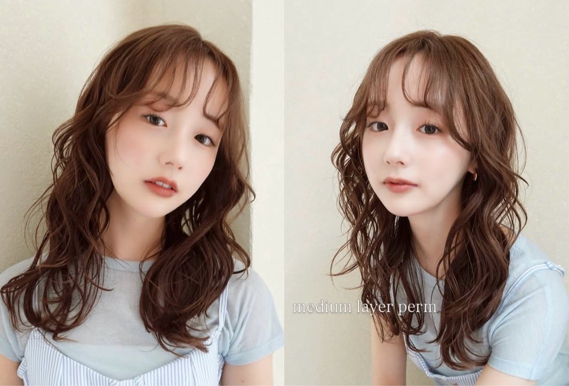 パーマ 村田 萌歌のヘアスタイル