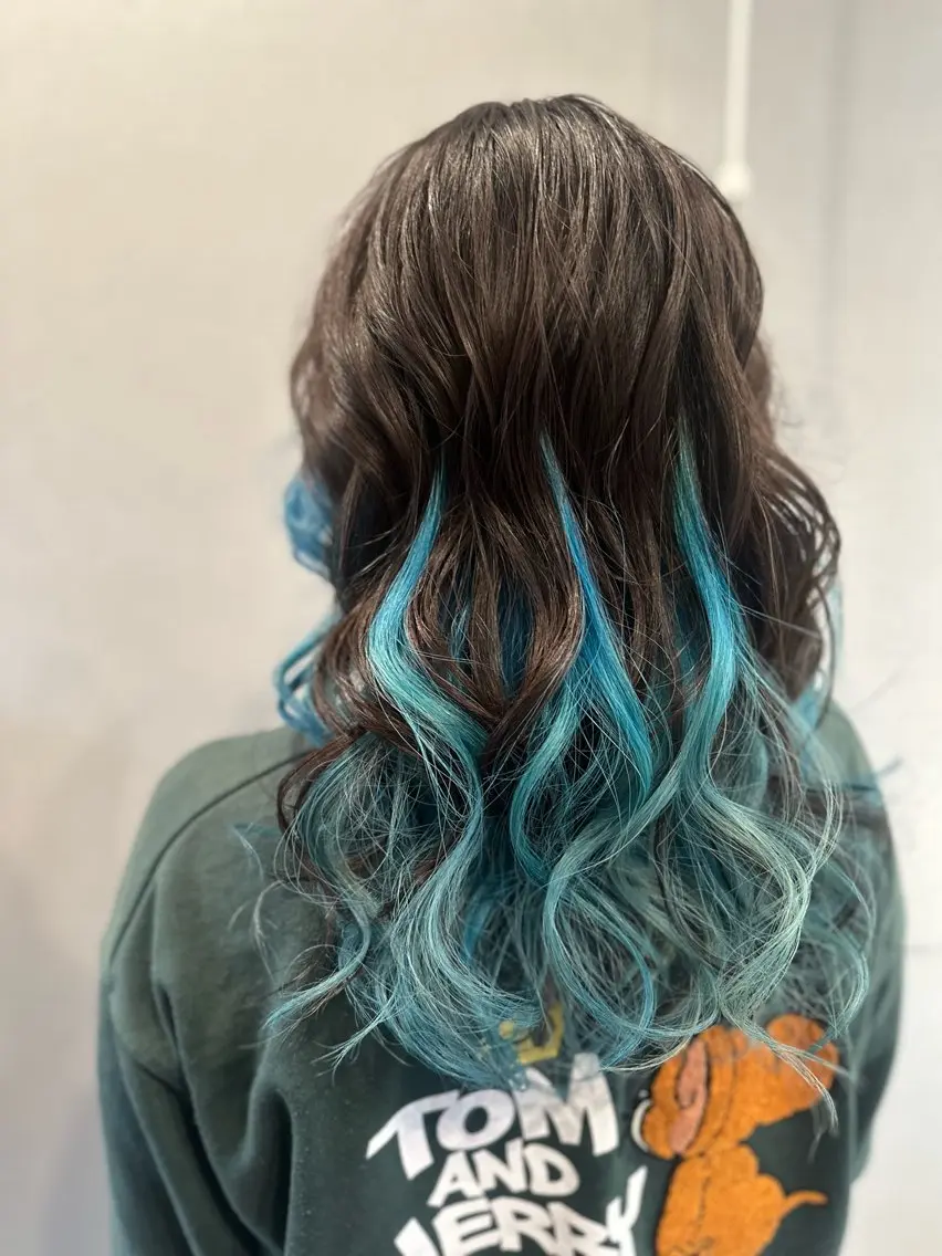 ロング カラー K Harukaのヘアスタイル