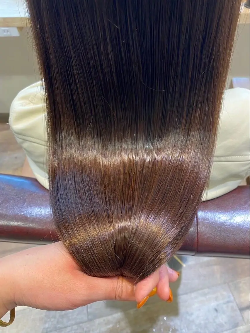 ロング カット トリートメント 髪質改善 🩵mariaのヘアスタイル