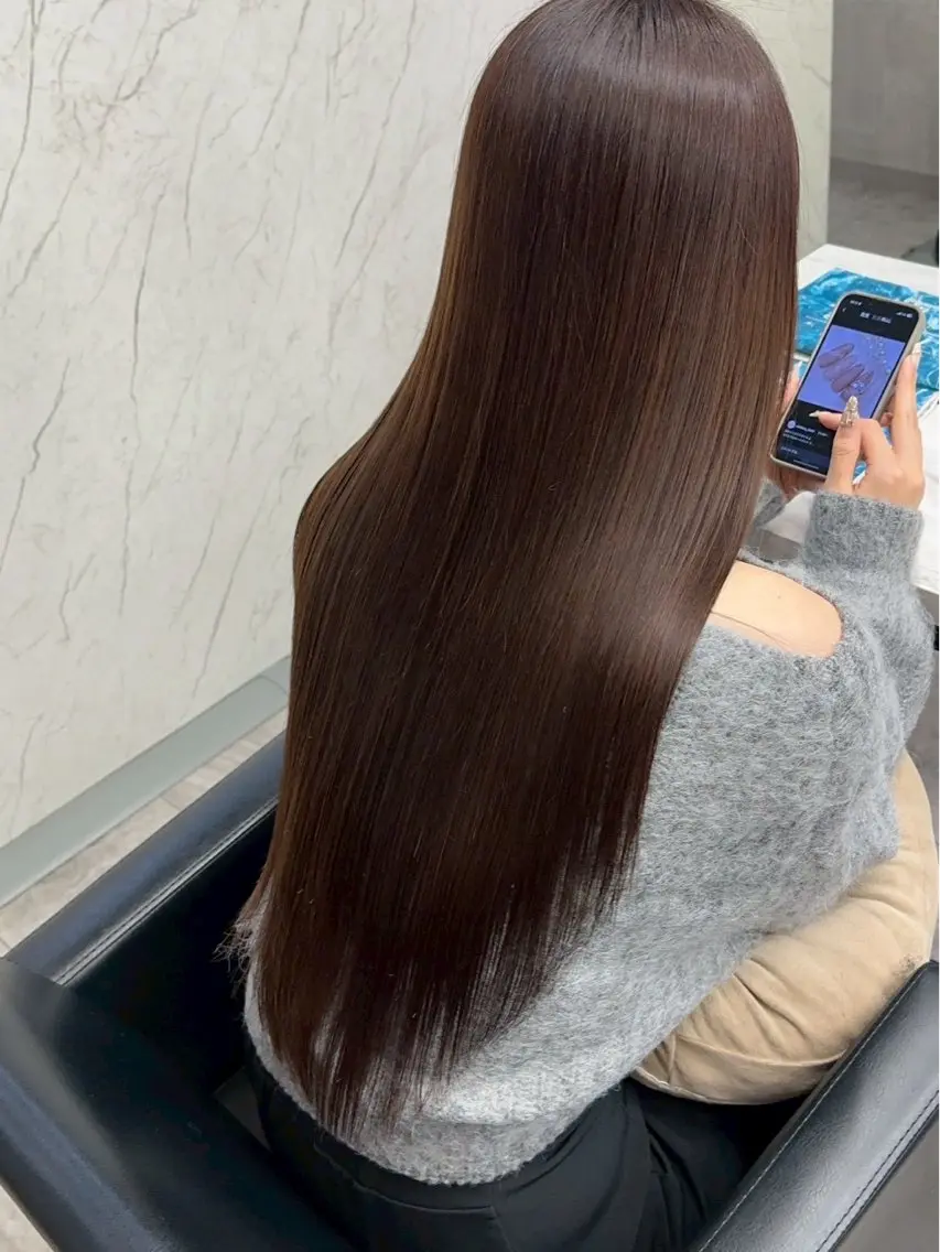 ロング 富田 妃花栞のヘアスタイル