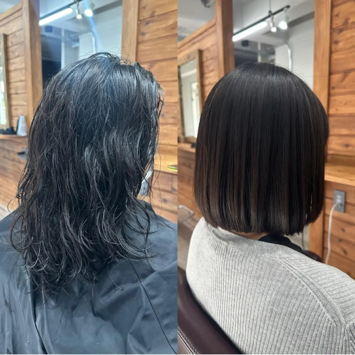 ショート 縮毛矯正 トリートメント ハットリ 代表のヘアスタイル