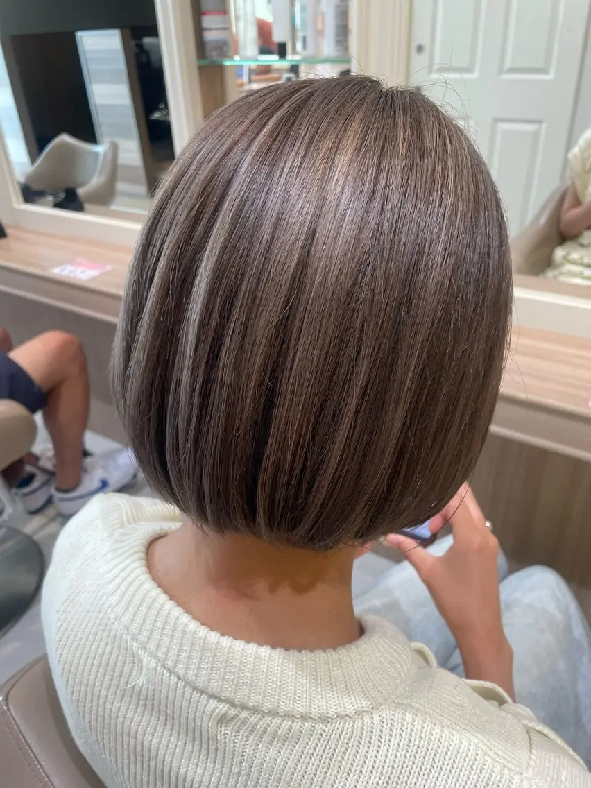 ショート カット トリートメント 韓国ヘアメイク🎀/ 縮毛矯正✨山本媛香のヘアスタイル