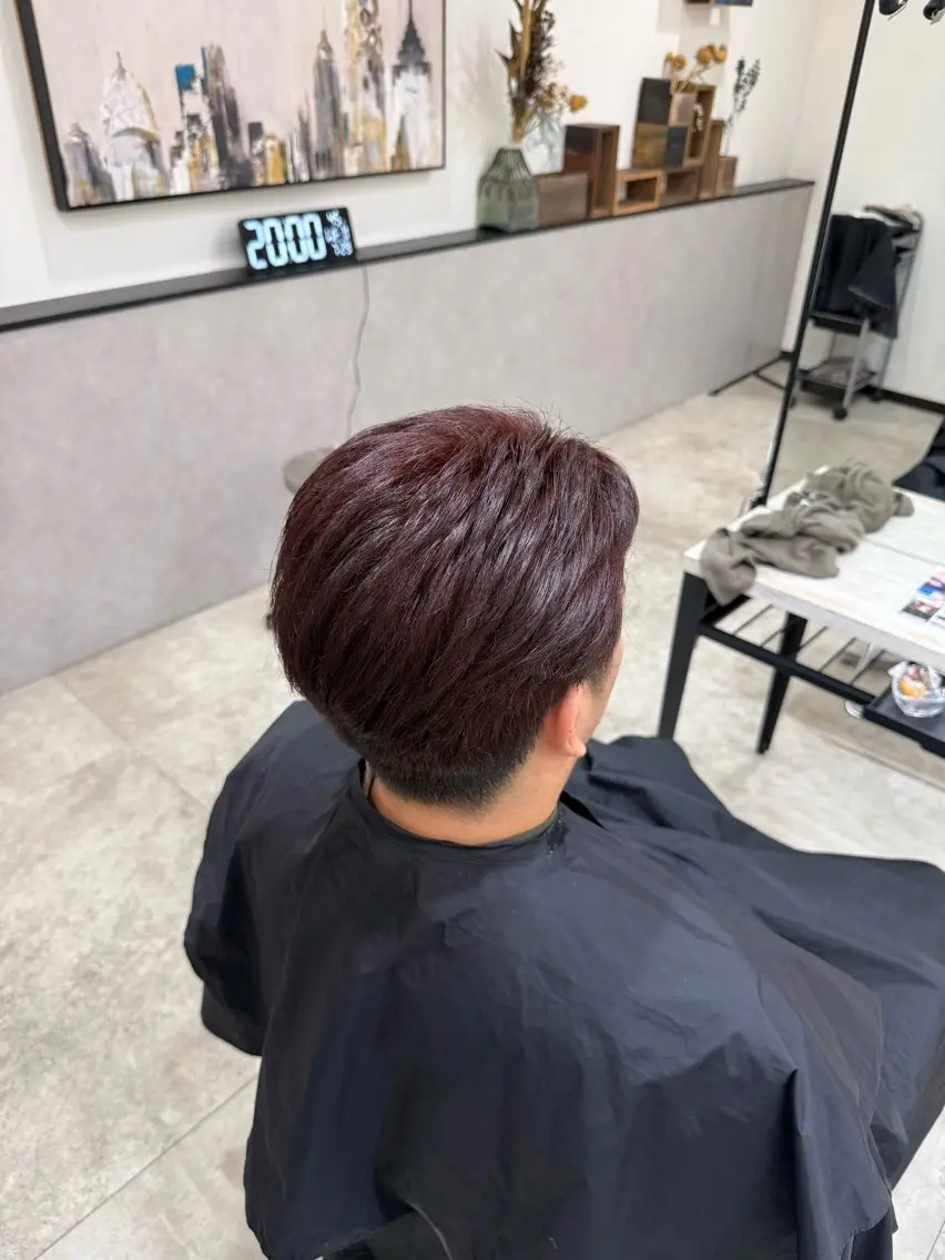 カラー レッドカラー ヘアカラー ciate 山口 MAHIROのヘアスタイル