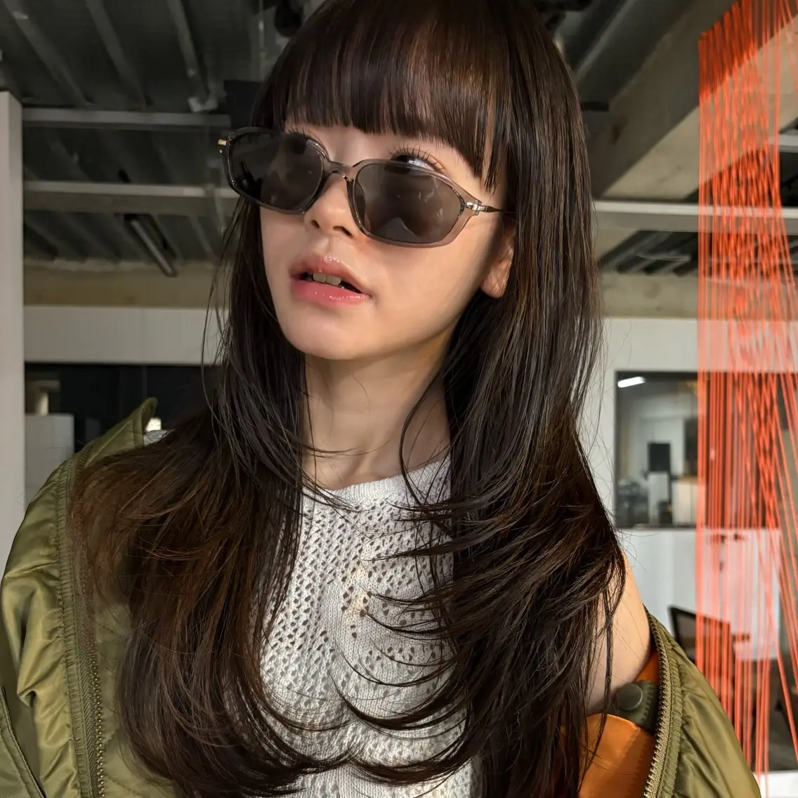 cut + 縮毛矯正の写真