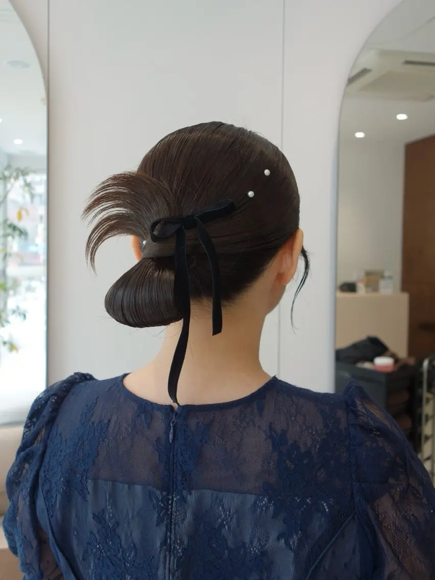 ヘアアレンジ ヘアセット yuna🪽‪ ヘアセット／カラーのヘアスタイル