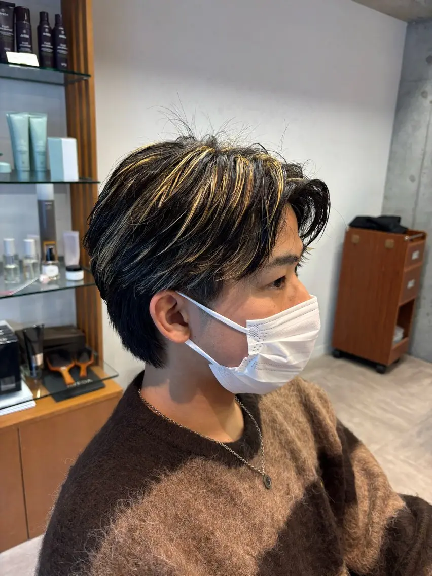 パーマ メンズ PANOLA下北沢 中川夢菜のヘアスタイル