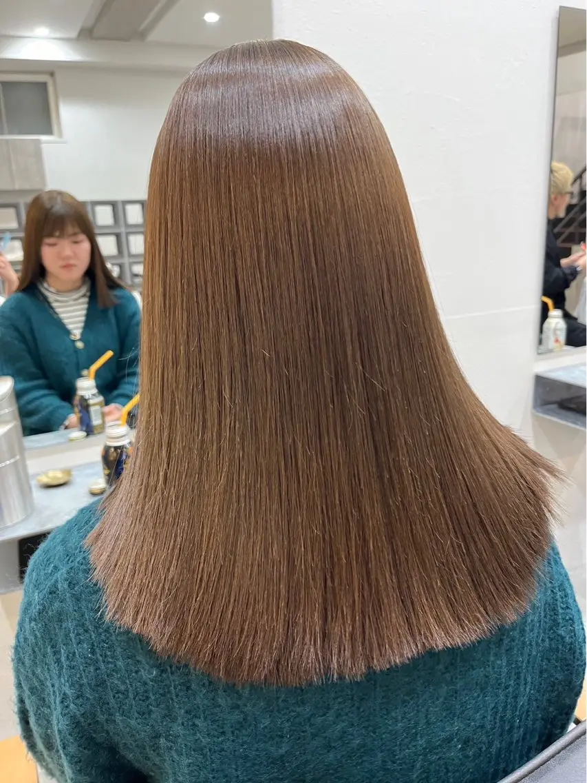 カラー ベージュカラー ブリーチ ブリーチなしカラー rias HARU /カラーモデル募集のヘアスタイル
