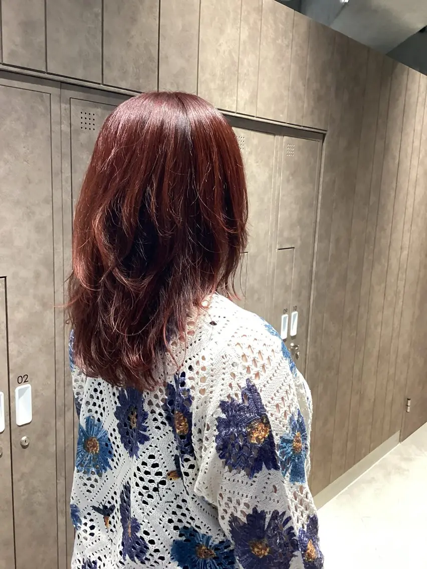 セミロング ハイレイヤー レイヤーカット 海外ヘア🇺🇸✨ 恵比寿　MIYUKIのヘアスタイル