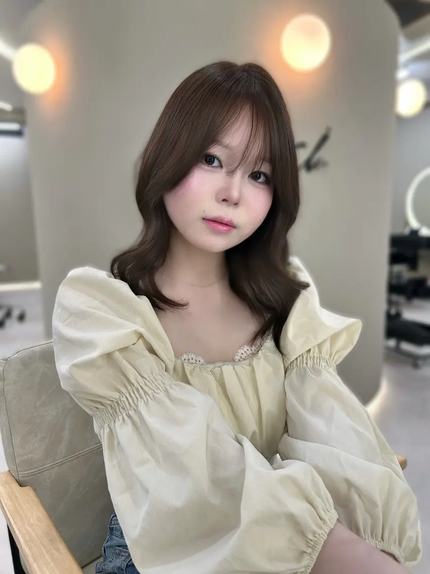 ミディアム ヘアカラー 🎀髪質改善カラー /KAEDE🎀のヘアスタイル