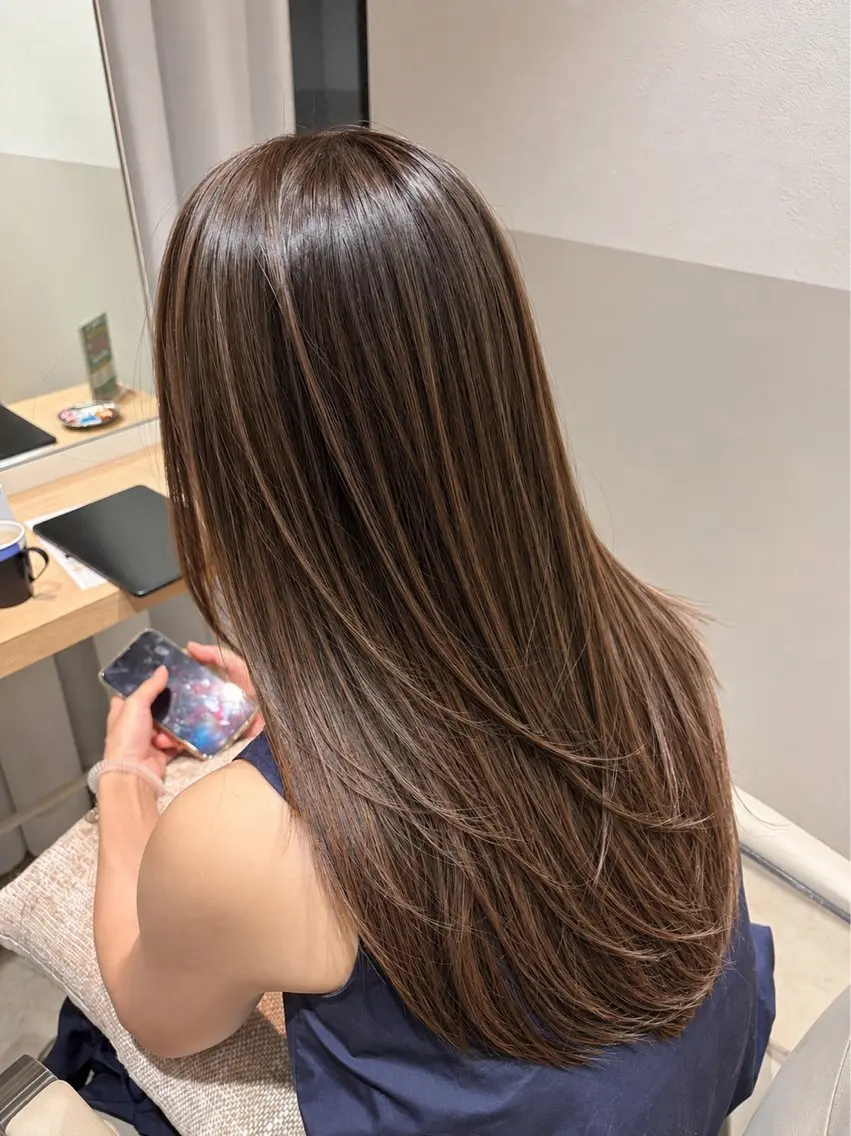 ロング カット ヘアカラー ヘッドスパ 髪質改善✨ショート /オグ✂️/のヘアスタイル