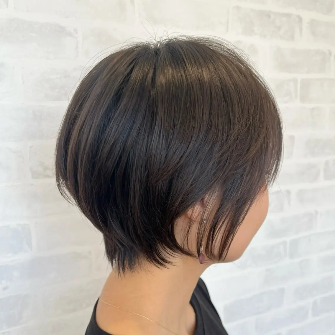 ショート 顔周りカット/透明感 カラー🤍大塚蛍のヘアスタイル