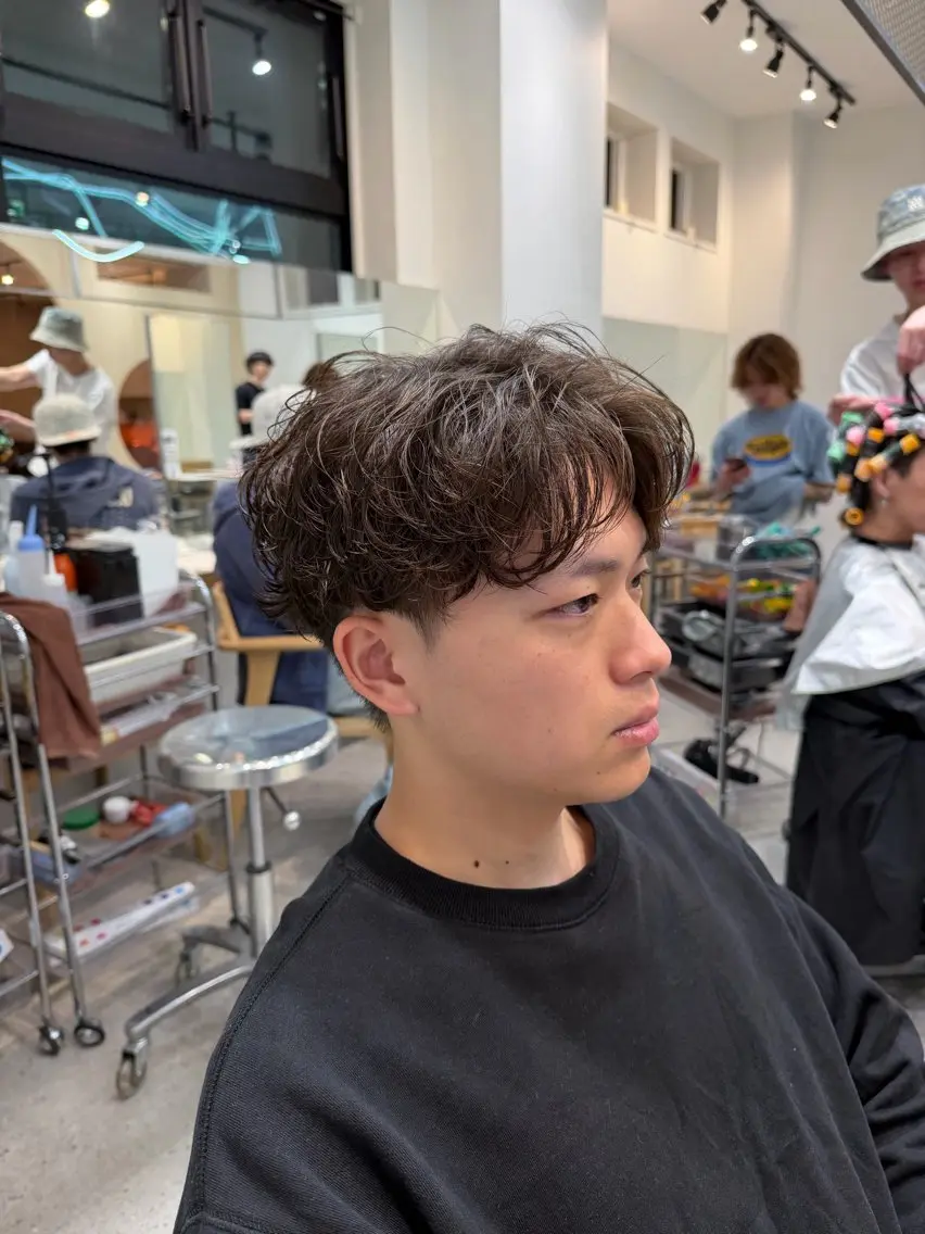 ショート パーマ メンズ カット パーマ 【fifth】 武井音和のヘアスタイル