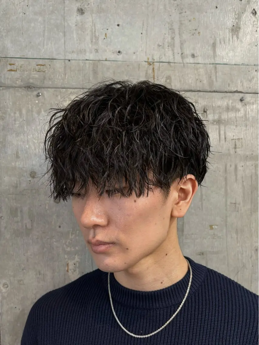 🔥😎【王道ヘア】メンズカット＋ツイストスパイラルパーマ🔥😎の写真