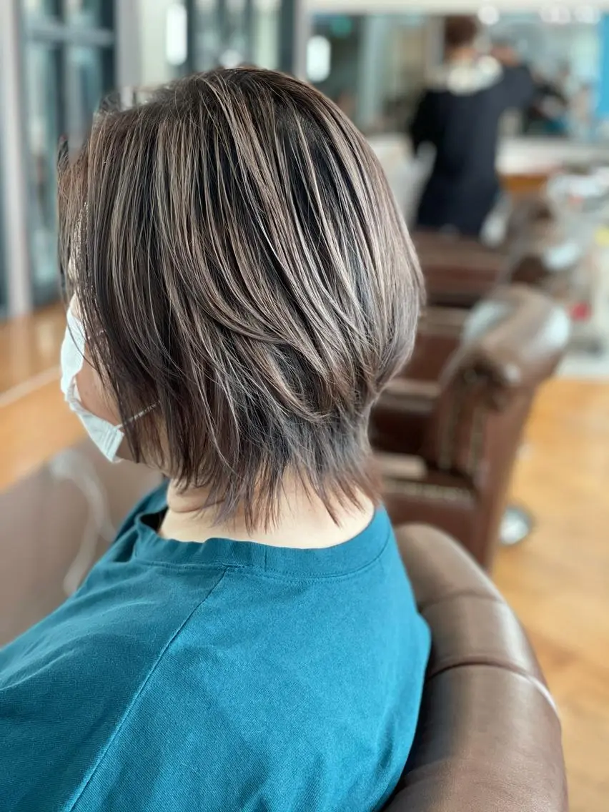 【2回目限定】白髪染めフルカラー＋カットの写真