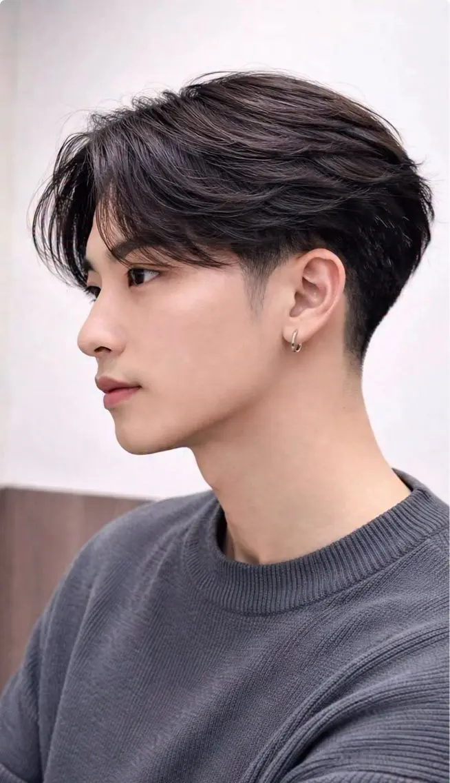 メンズ 韓国ヘア/レイヤー Hazuki🪽のヘアスタイル