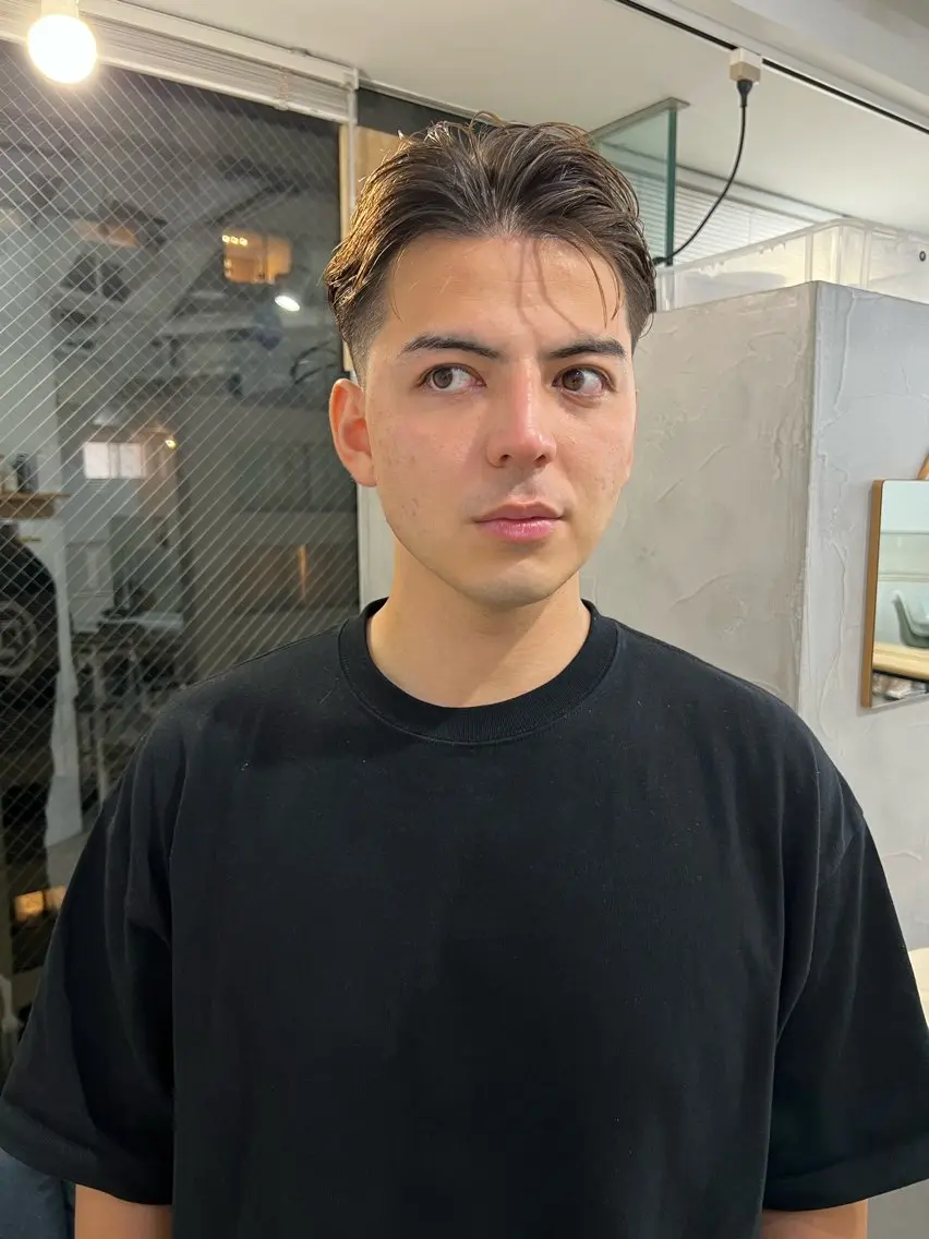 メンズ メンズパーマ 表参道メンズカット hikariのヘアスタイル