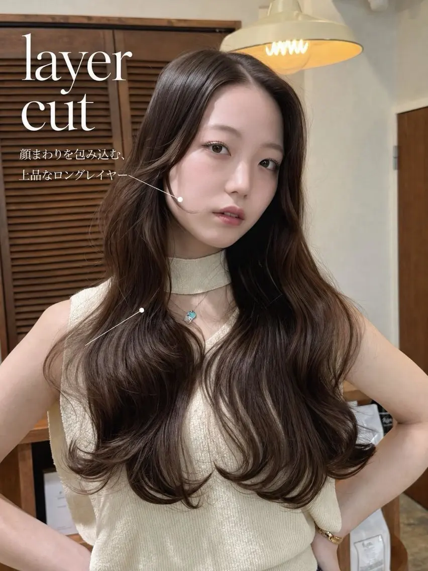 ロング ✨縮毛矯正✨艶髪✨️ 髪質改善✨大宮✨️のヘアスタイル