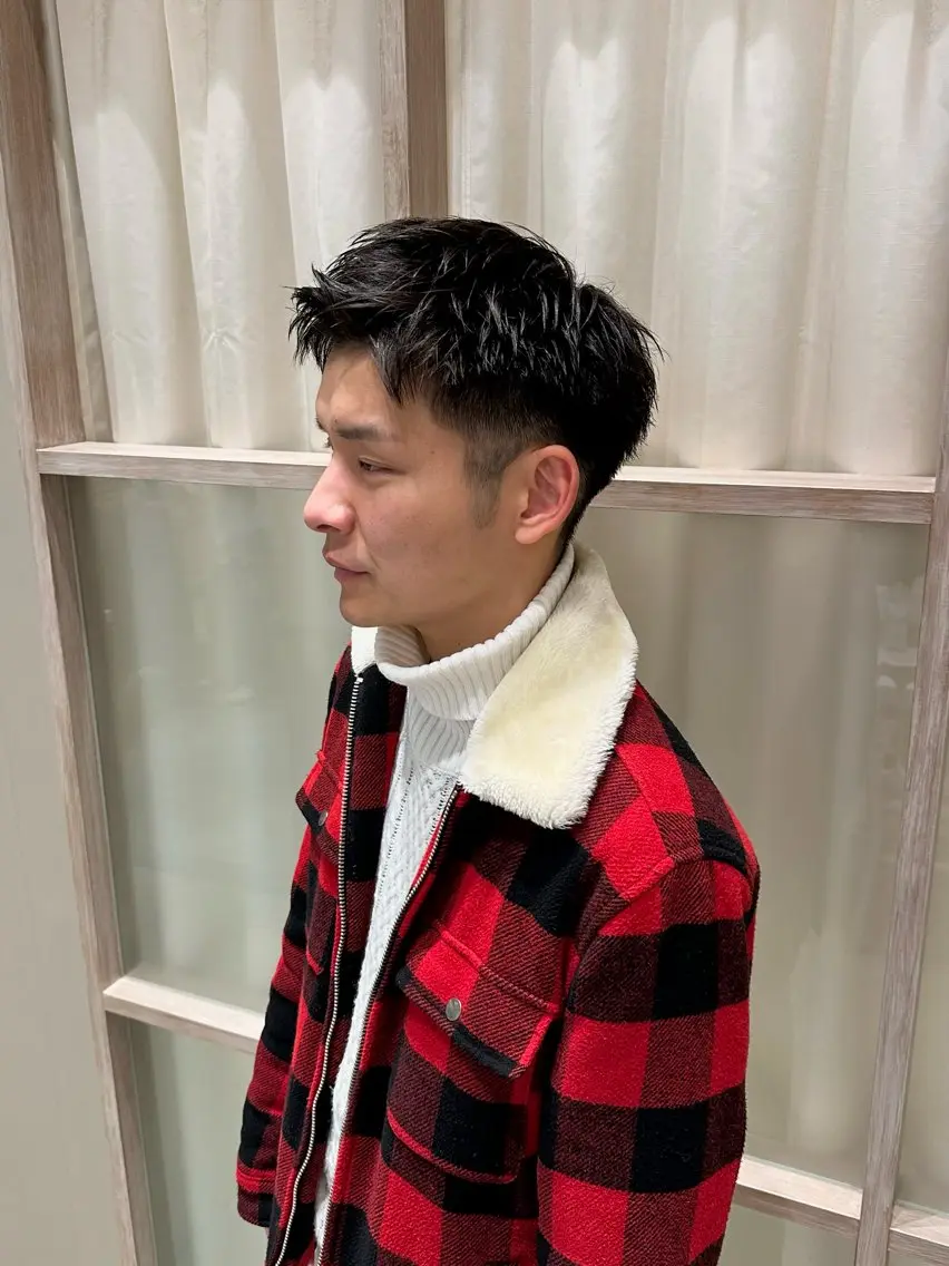 メンズ メンズベリーショート N,SOL / 岩上 新大のヘアスタイル