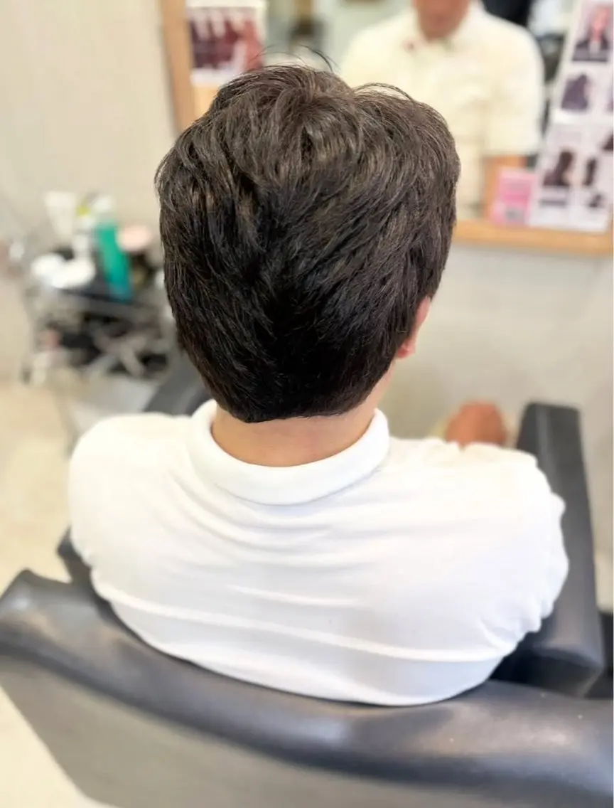 ショート カラー メンズ メンズ就活ヘア 安田 夏海のヘアスタイル