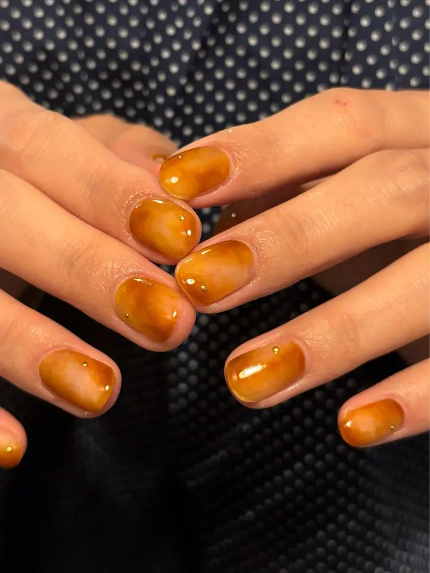 ネイル べっ甲ネイル ハンドネイル chika ／ nailのネイルデザイン