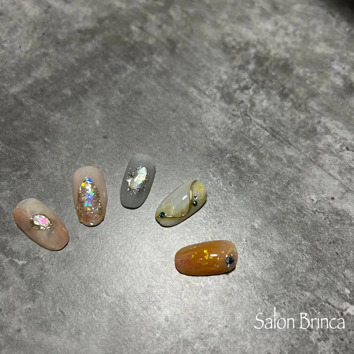 ネイル アートネイル キラキラネイル Salon Brinca 中村のネイルデザイン
