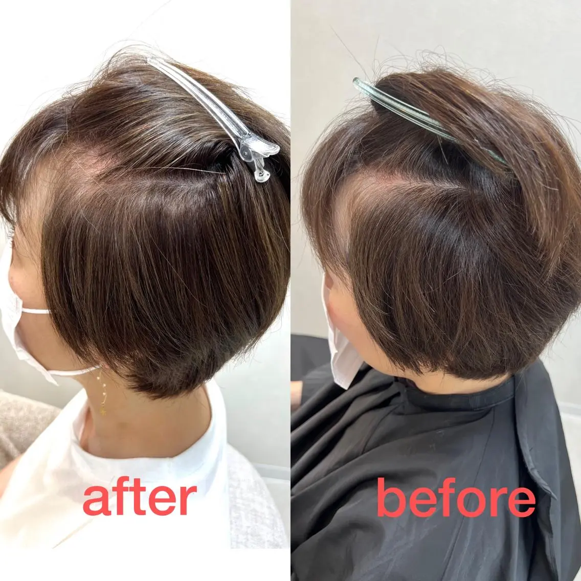 ショート ハイライト ヘアカラー ショート/白髪ぼかし 君和田若菜のヘアスタイル