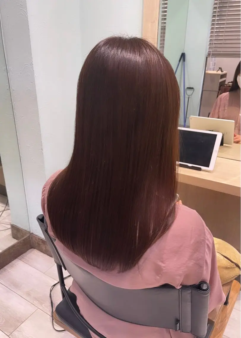 ロング カラー カット ヘアカラー トリートメント 仙台/艶髪/暗髪/ MIZUHOのヘアスタイル