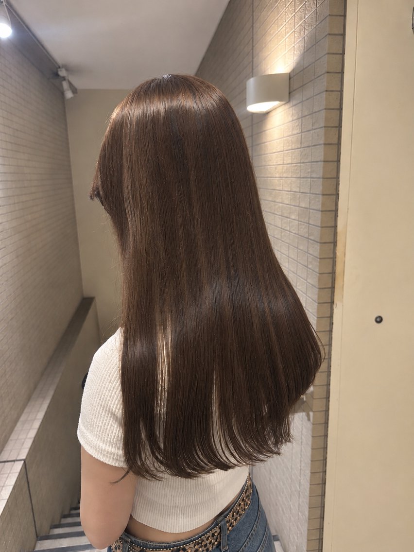 ロング ヘアカラー メンズカット✨️/ 艶カラー/小冬🫧のヘアスタイル