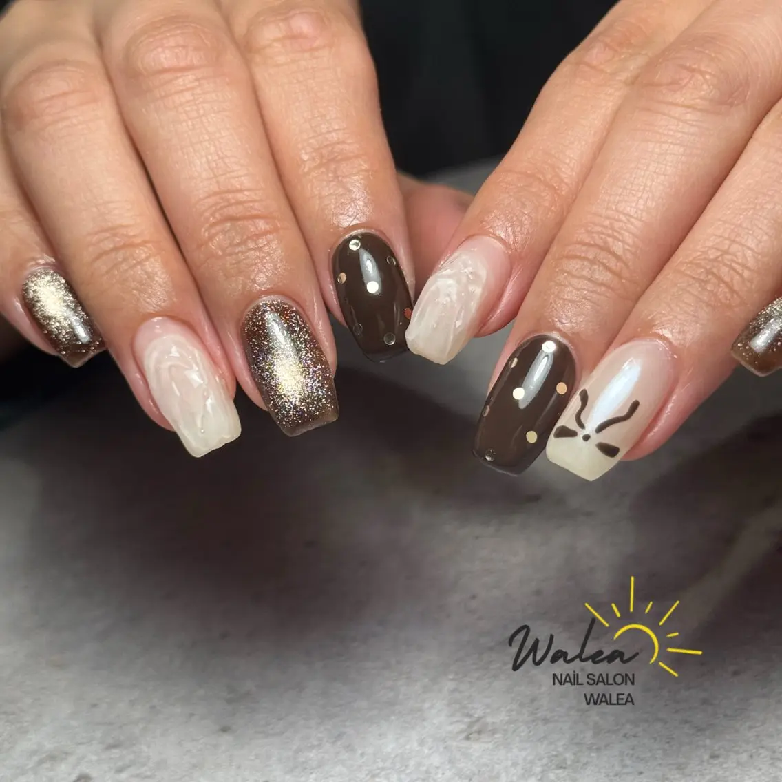 ネイル ハンドネイル nail salon waleaのネイルデザイン