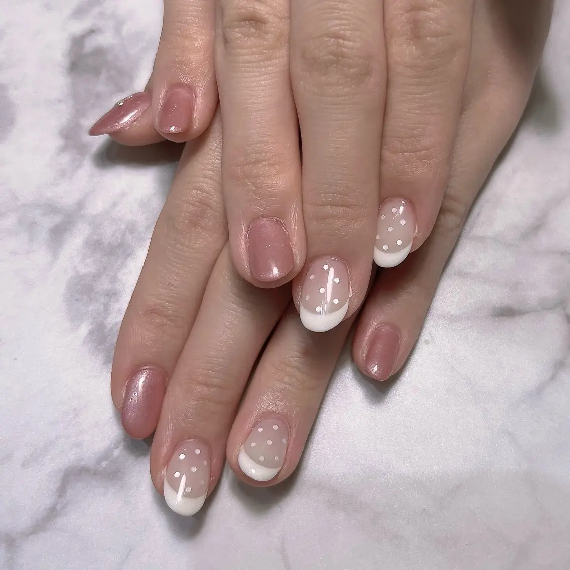 ネイル アートネイル シンプルネイル ハンドネイル 十色 Saoriのネイルデザイン