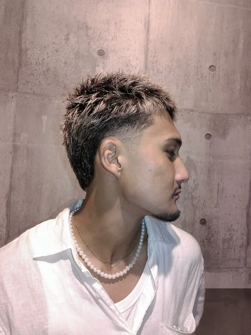 メンズ カット 窪田 力也のヘアスタイル