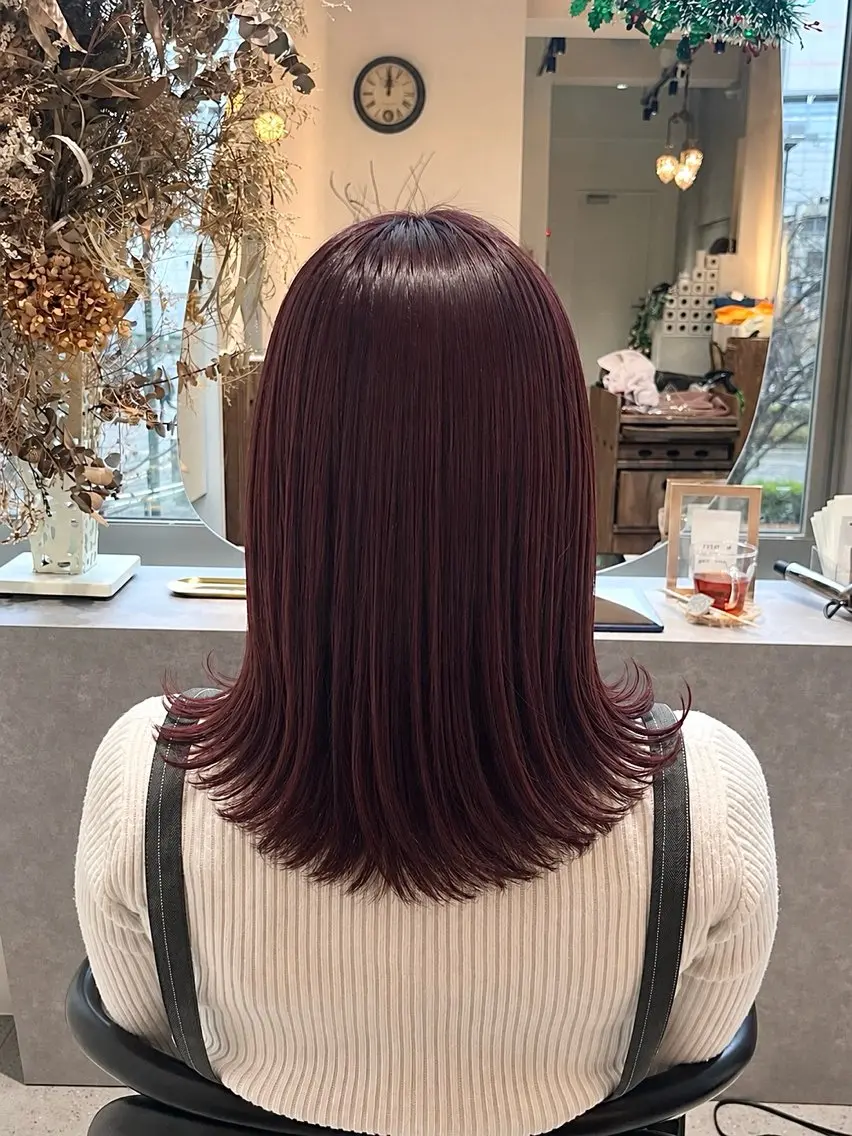 カラー カット ヘアカラー 池谷 茉耶のヘアスタイル