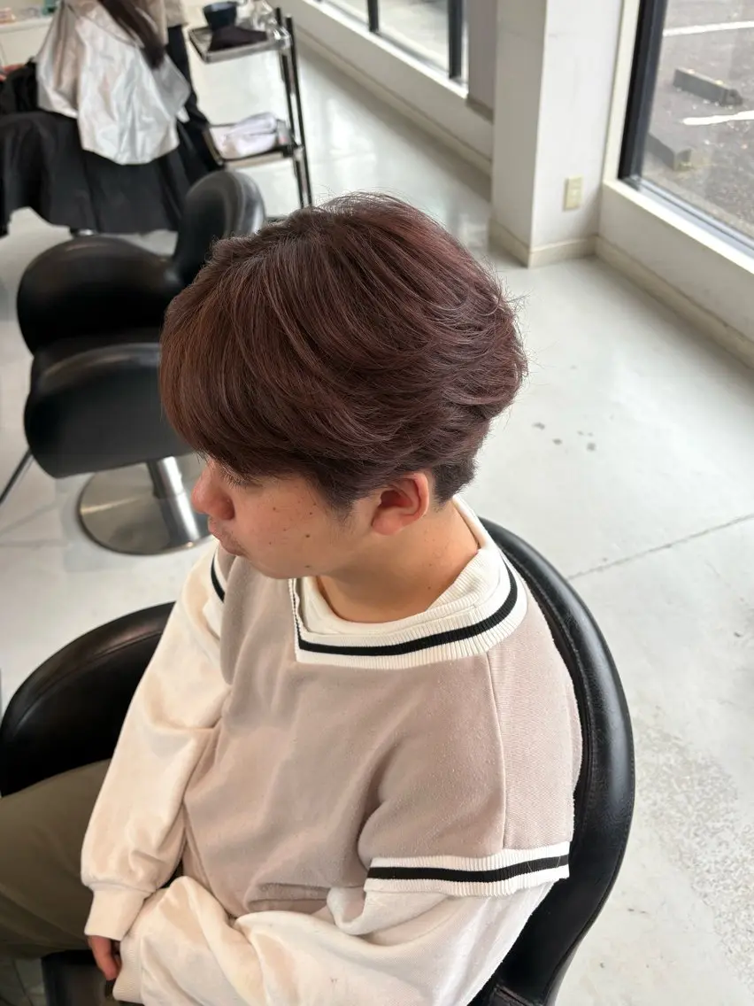 カラー ヘアアレンジ メンズ ヘアカラー 井上 慈温のヘアスタイル