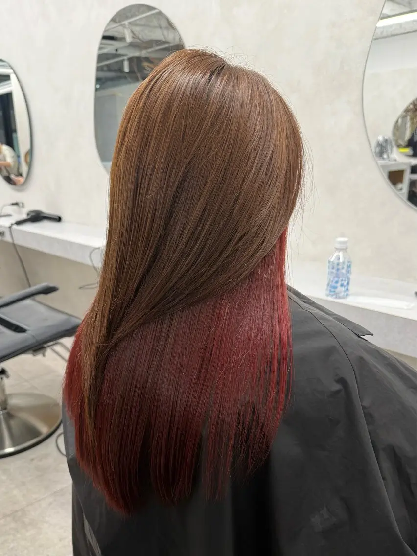 カラー ブリーチ 透明感カラー ハイトーンカラー レイヤー／ハイトーン 🍎森貝洋亮🍎のヘアスタイル