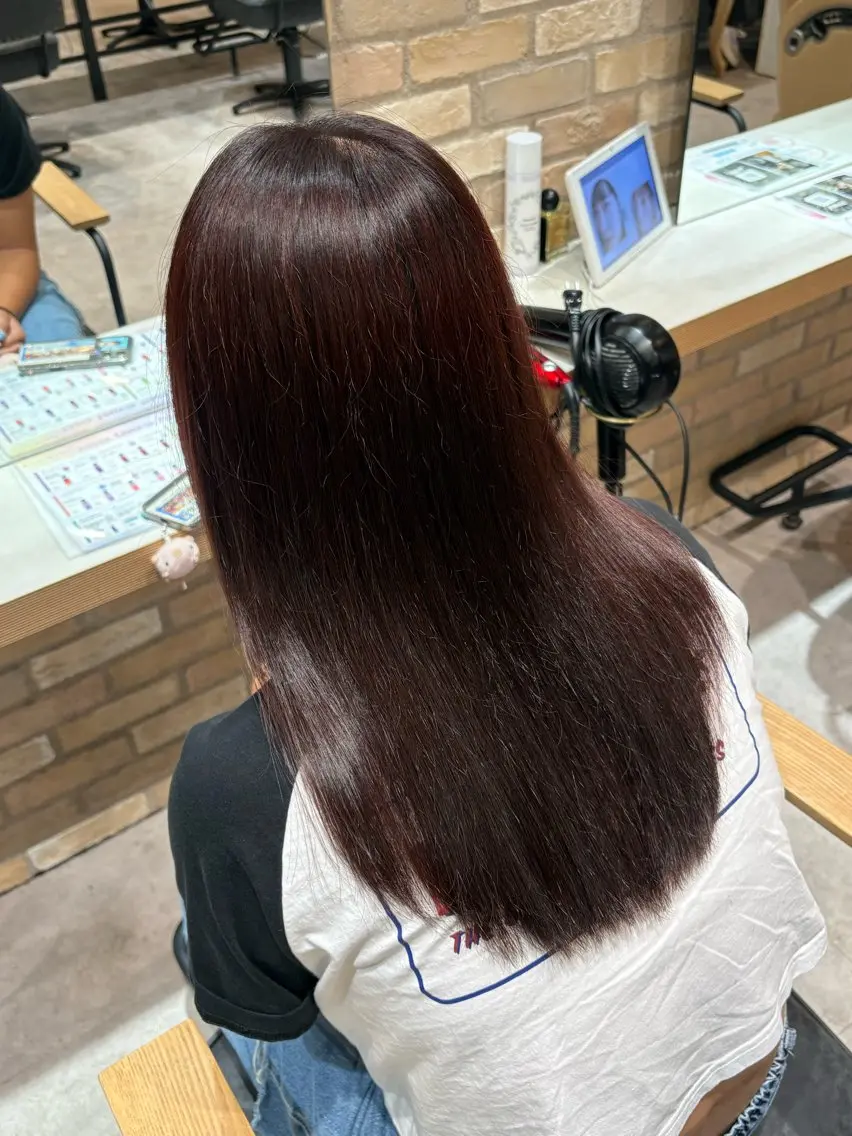 カラー レッドカラー ヘアカラー 🍃赤み消しカラー / shoのヘアスタイル